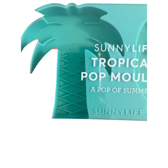 Sunnylife Tropical Pop Moulds Molds Popsicle Maker Set Palm Tree Toucan NEW - Picture 3 of 5